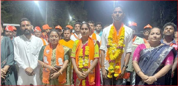 નારગોલમાં ભંડારી સમાજ દ્વારા વિજેતા ઉમેદવારોનો સત્કાર કરાયો