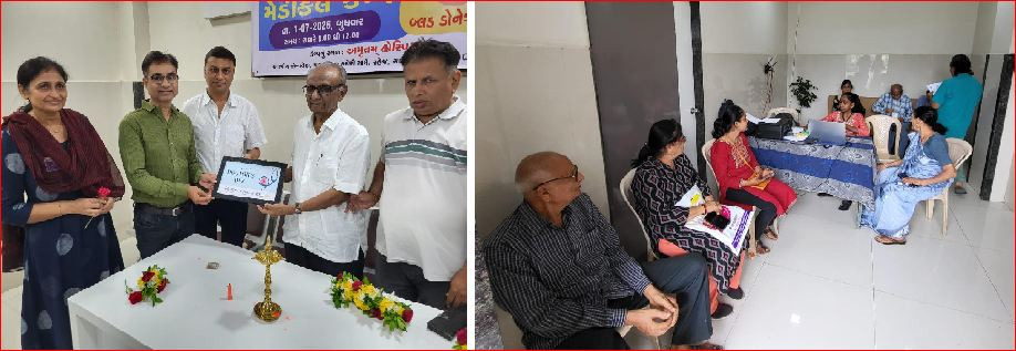 ધનોરીમાં મેડિકલ કેમ્પ અને સેવાકીય પ્રવૃત્તિઓ યોજાઈ