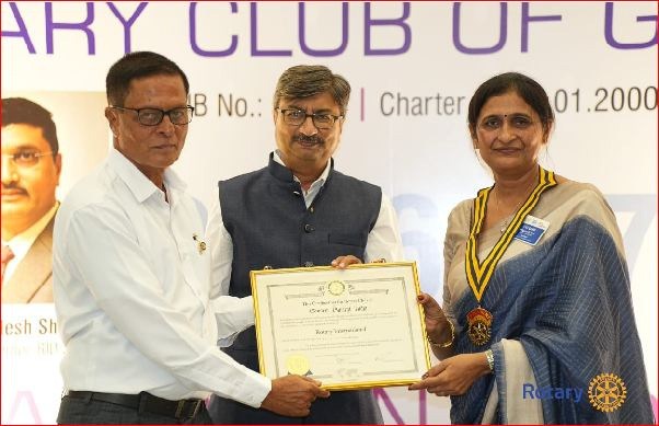 ગણદેવીમાં રોટરી ક્લબ ઓફ પ્રમુખે પદભાર સંભાળ્યો