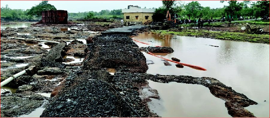 અરનાલા–પાટીનો કોલકનો પુલ ધોવાયો