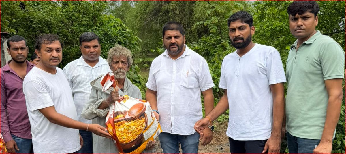 નાની તંબાડીમાં પૂરગ્રસ્તોને રાહત કિટનું વિતરણ કરાયું