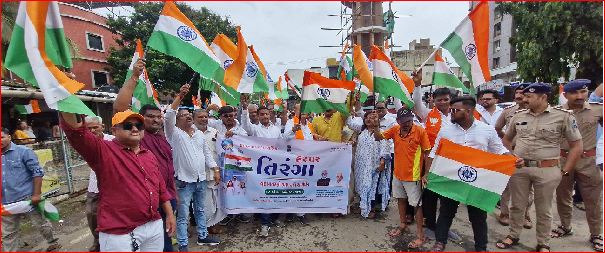 ઉમરગામમાં તિરંગાયાત્રા યોજાઈ