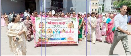 વલસાડમાં પોષણ માસ અંતર્ગત આંગણવાડી બહેનોની રેલી યોજાઈ